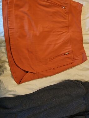Athleta Fairway Golf Skort in Burnt Orange